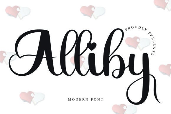Alliby: A Handwritten Font for Modern Editorial Design