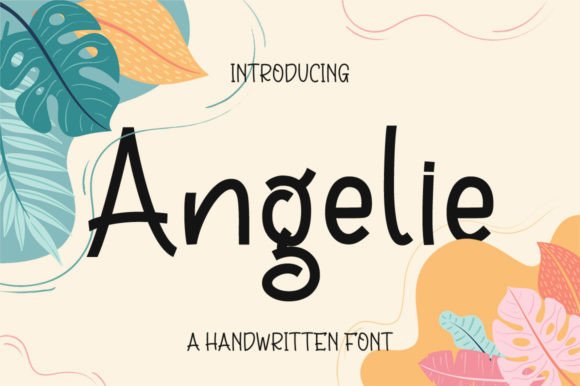 Angelie Font Review for Campaign Design