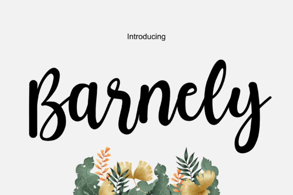 Barnely: A Handwritten Font for Modern Marketing
