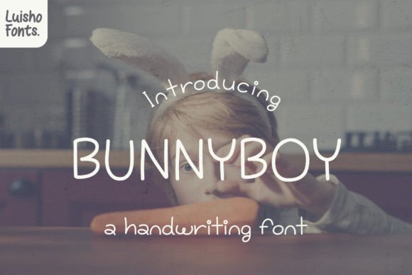 Bunny Boy: A Modern Script Typeface for Editorial Design