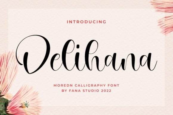 Delihana: A Script Amp Typeface for Real-World Branding
