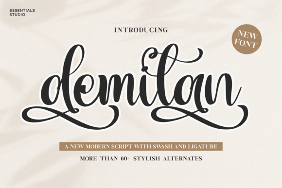 Demilan: A Delicate Handwritten Font for Web Design