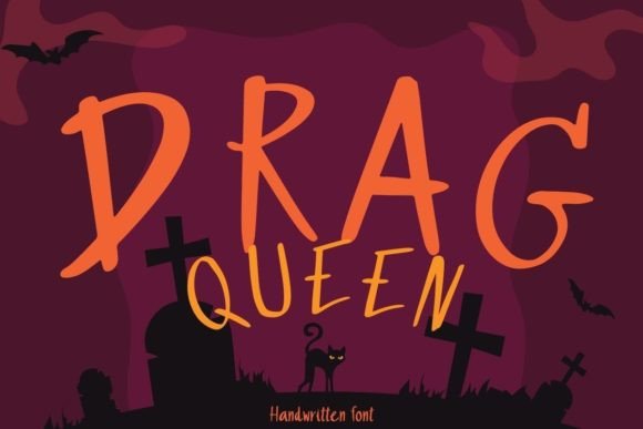 Drag Queen Font for Halloween Campaigns