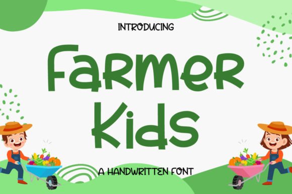 Farmer Kids: A Handwritten Typeface for Authentic Brand Identity