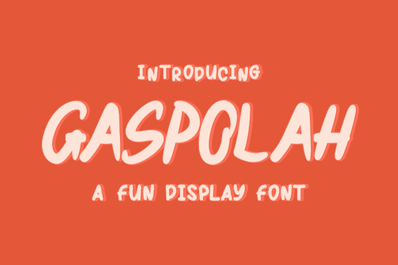 Gaspolah: A Handwritten Font for Modern Branding