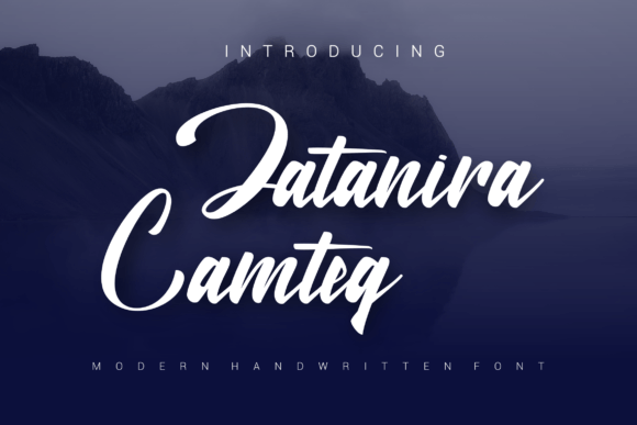 Jatanira Camteg: A Handwritten Font for Professional Branding
