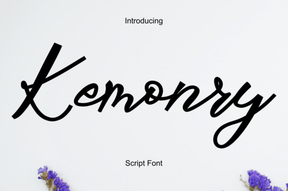 Kemonry: A Sweet Handwritten Font for Craft Projects
