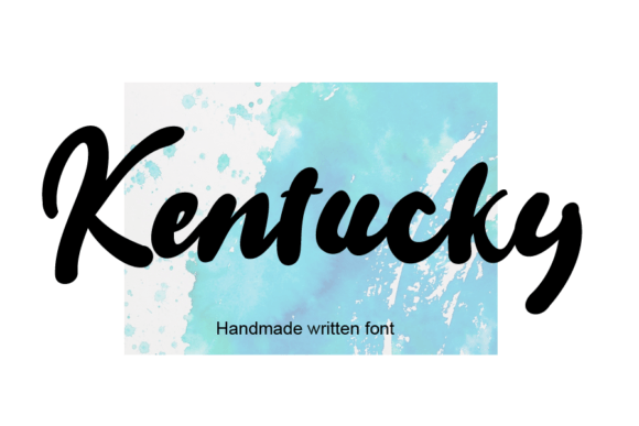 Kentucky: A Handwritten Typeface for Elegant Editorial Design