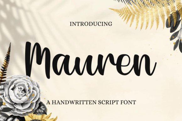 Mauren: A Timeless Handwritten Font for Creative Branding