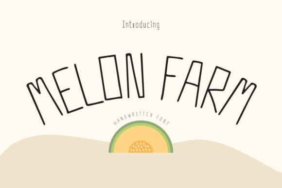 Melon Farm Font for Creative Campaigns