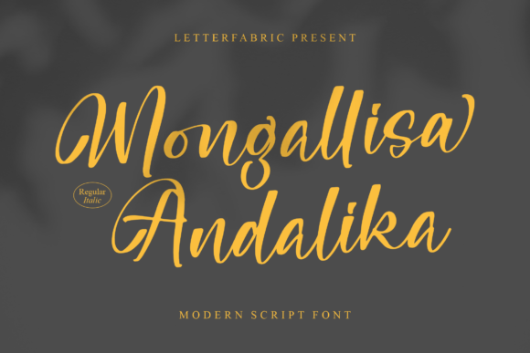 Mongallisa Andalika: The Perfect Handwritten Typeface for Romantic Branding