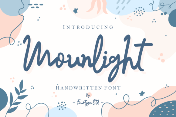 Mounlight: The Handwritten Typeface for Modern Editorial Design
