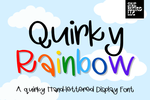 Quirky Rainbow: A Handwritten Typeface for Modern Web Design