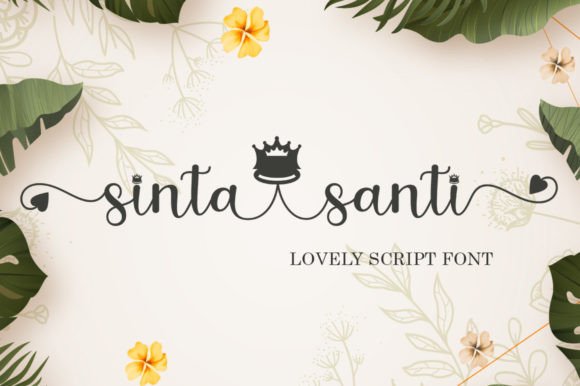 Sinta Santi: A Timeless Script Font for Handmade Creations