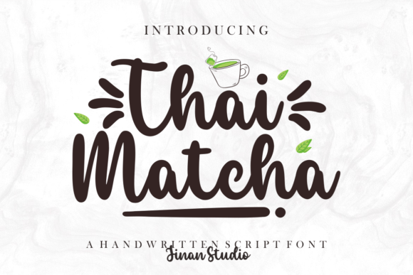 Thai Matcha Font for Modern Branding and Marketing