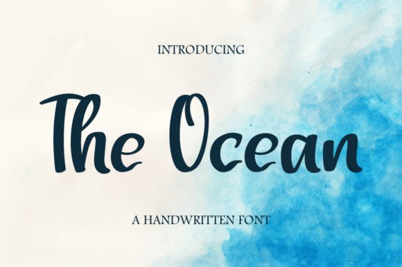 The Ocean Font for Branding Projects