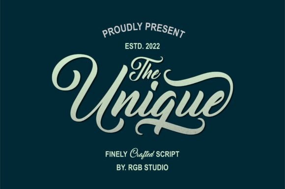 Unique: A Script Font Review for Real Brand Work