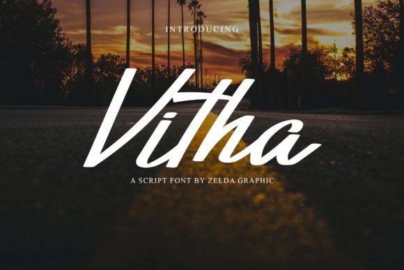 Vitha: The Modern Script Typeface for Scroll-Stopping Campaigns