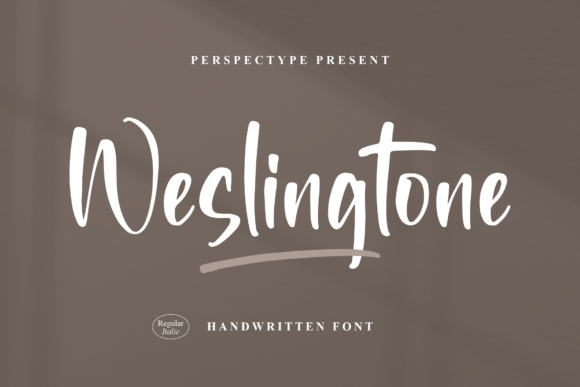 Weslingtone: The Elegant Script Font for Handmade Branding